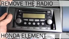 Remove Honda Element Radio 