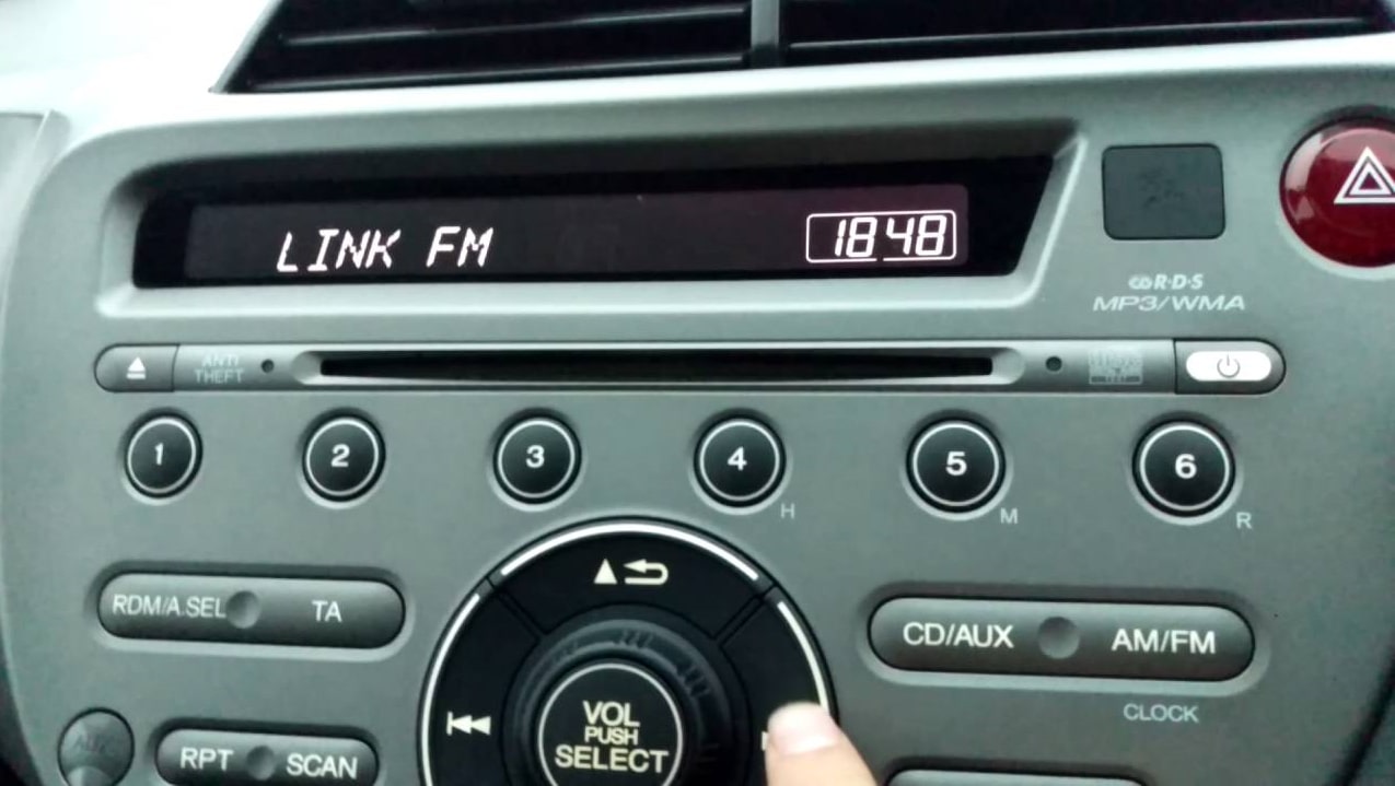 Honda Jazz Radio Example