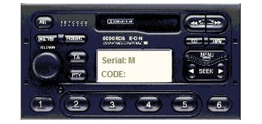 Ford M Radio Code