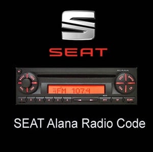 SEAT Stereo Radio Code Unlock Service For Any Radio ModelLATE SERVICE