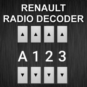 Renault Radio Code Decoder