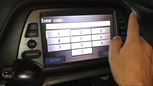 Honda Radio Navi Code Generator