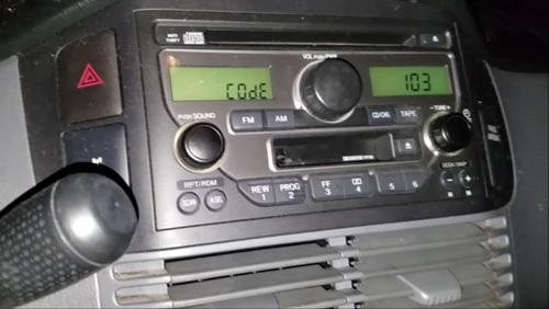 2005 Honda Pilot Radio Code