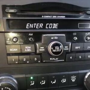 2008 Honda Odyssey Radio Code