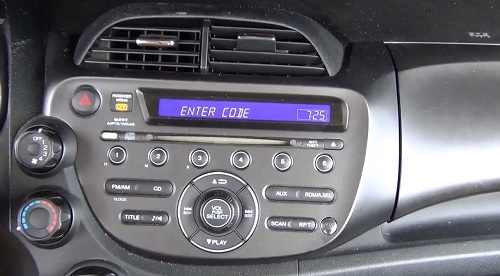 2009 Honda Fit Radio Code