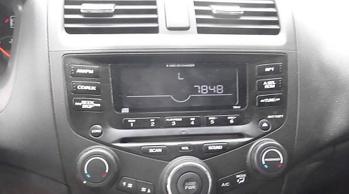 Honda Accord 2016 Radio Code