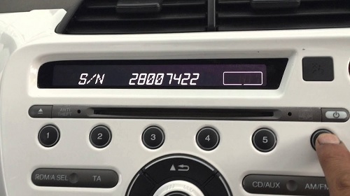 Honda Jazz 2014 Radio Code