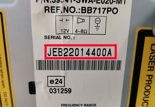 Honda Serial Number Info