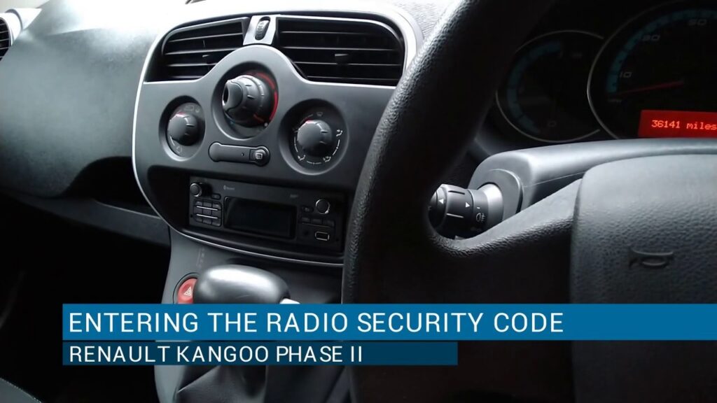 Renault Kangoo Radio Code