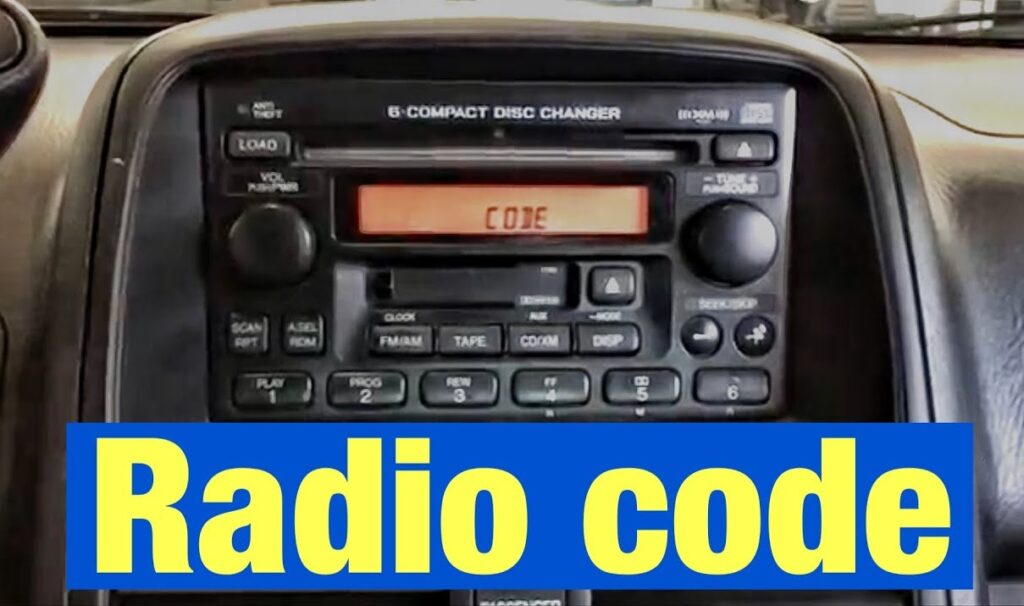 Reset Honda Radio Codes